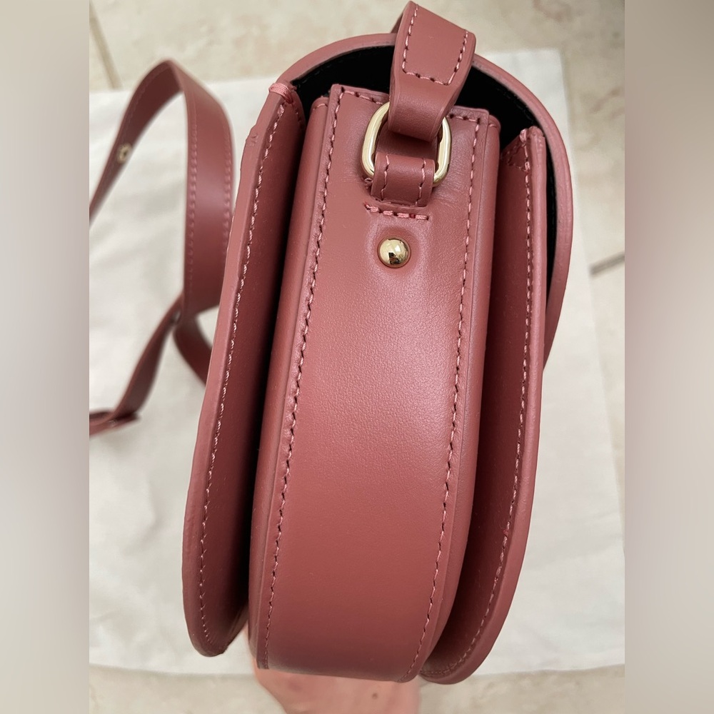 Sézane Claude Bag in Rosewood from 2023 Collection - Picture 7 of 13